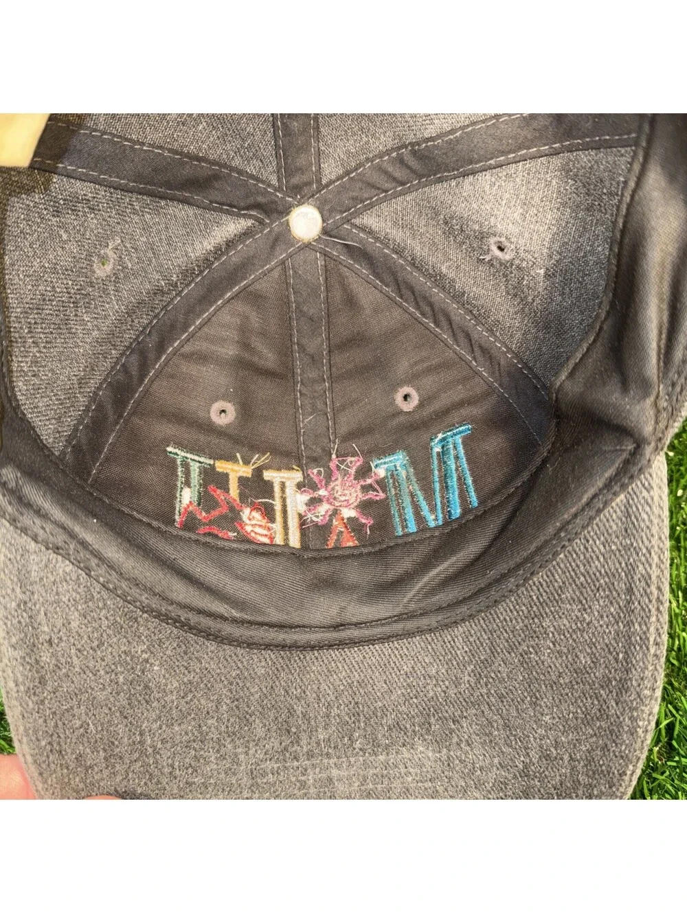 VTG Hawaiian Headwear Maui SnapBack Black Denim Hat